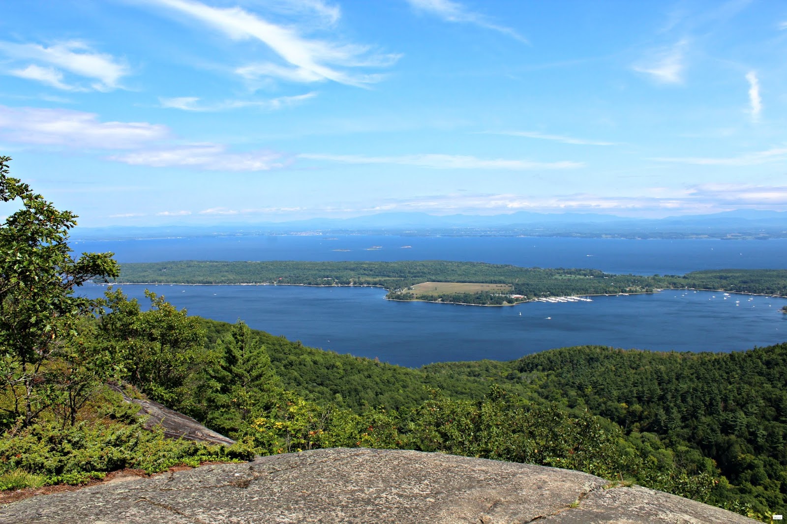 The Top of Rattlesnake Mountain in the Adirondack Mountains // New York Caravan