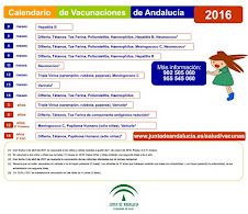 CALENDARIO VACUNAS INFANTILES 2016