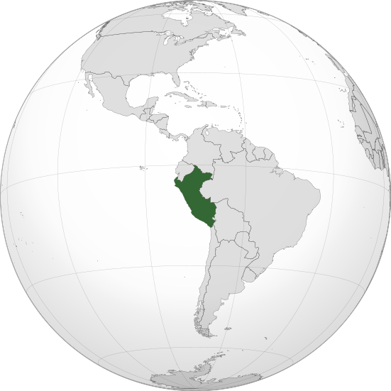 Letak negara Peru