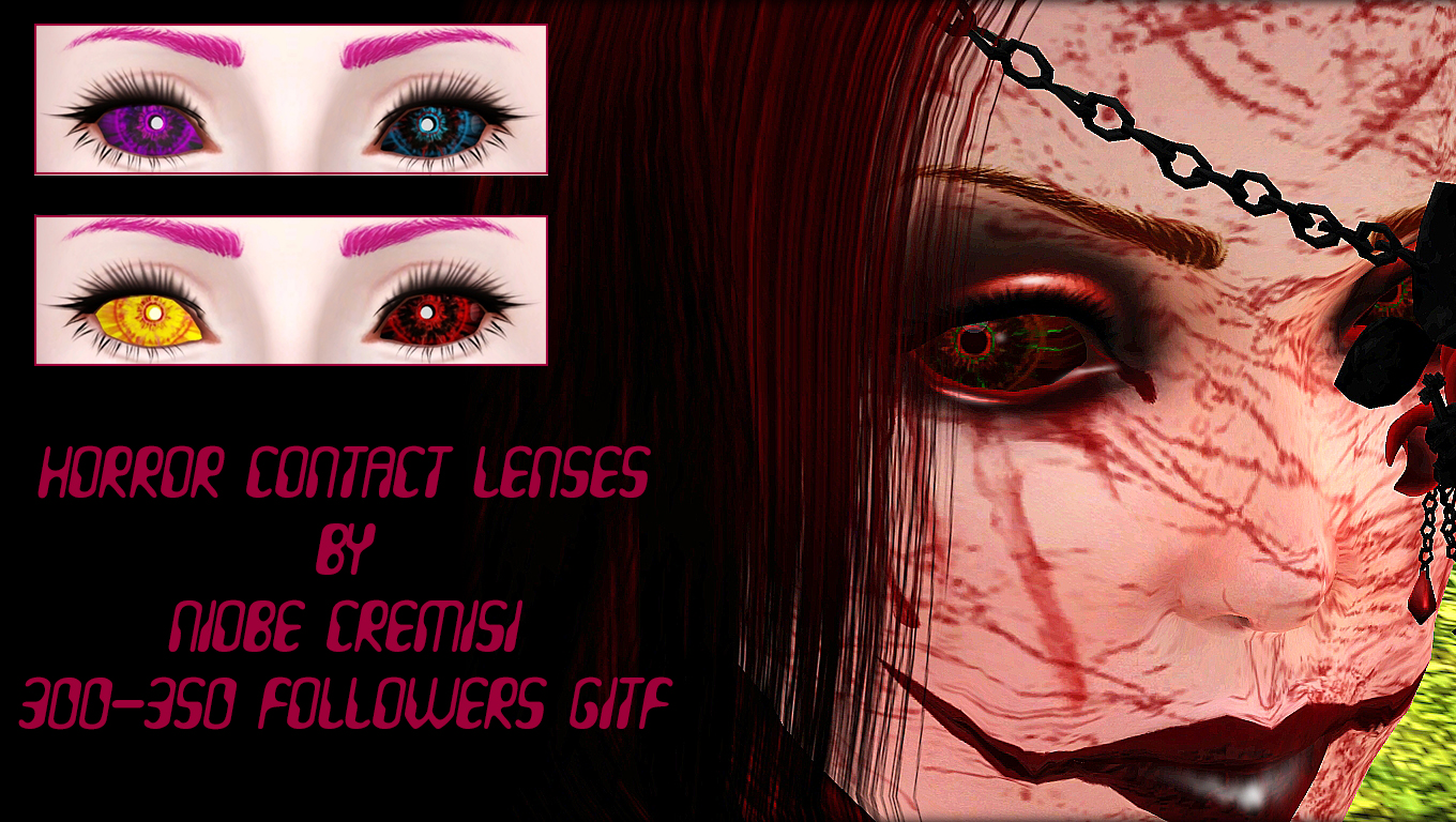 Horror Contact lenses by niobe cremisi Niobe Cremisi