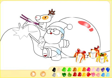 5 Dibujos de Navidad para colorear Online