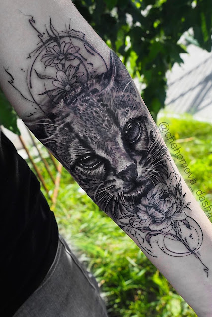 Tatuagens femininas de gatos Tatuagens femininas de gatos