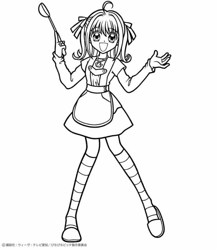 Kids Page MERMAID MELODY Luchia Coloring Pages