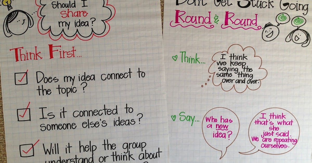 5 Anchor Charts to Support Reading Discussions