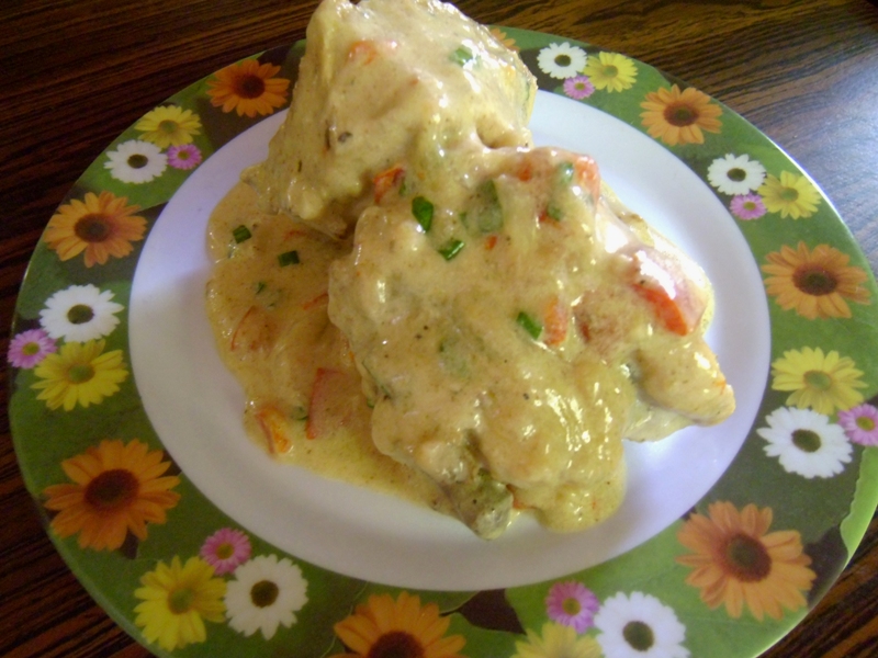 Mi cocina Pollo en salsa bechamel