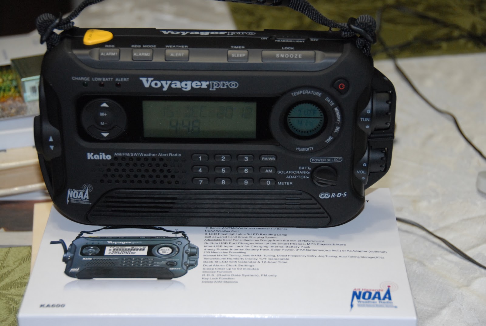 Every Blade of Grass: New Little SHTF Radio! The Kaito KA600 Voyager Pro
