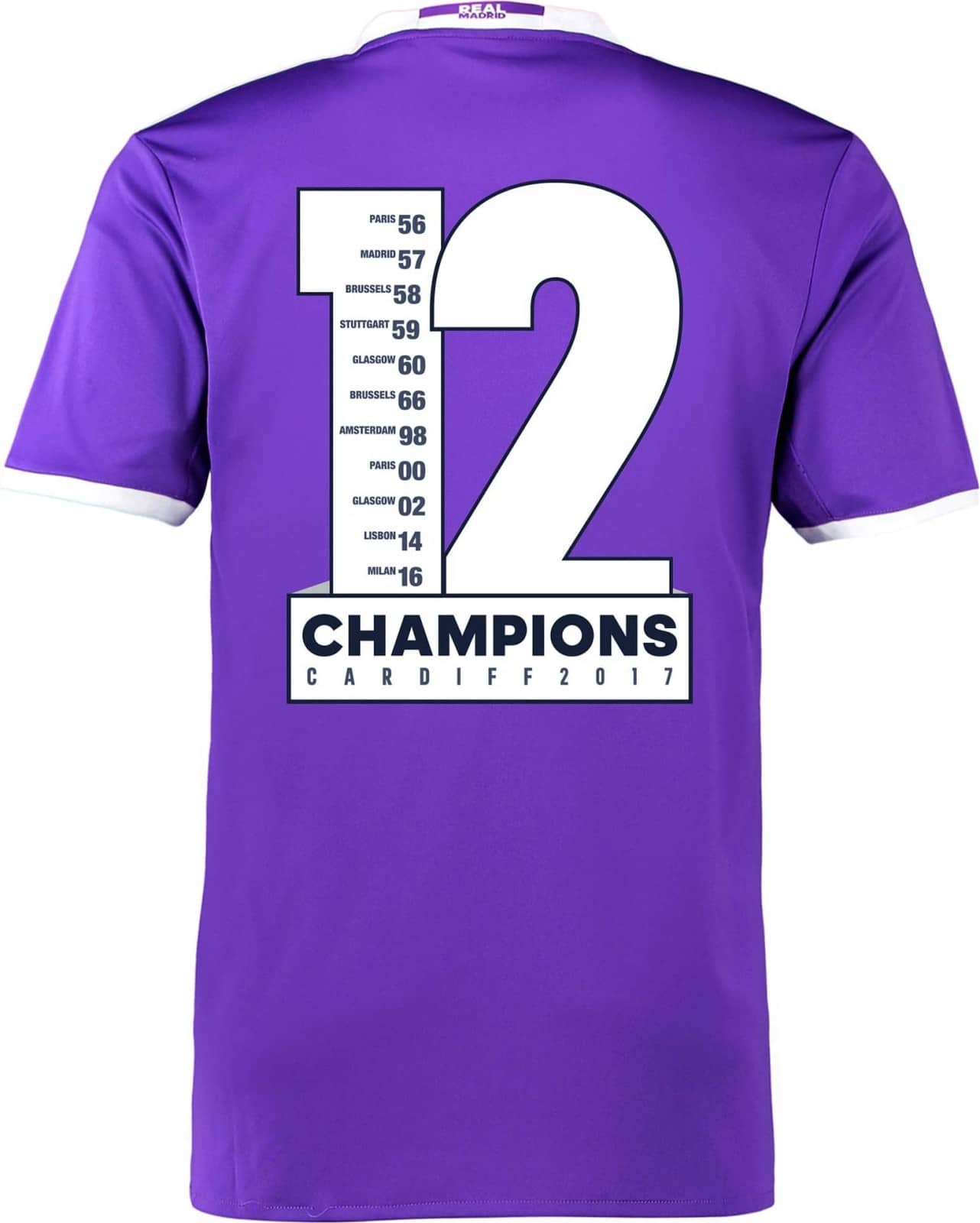 レアル マドリード 16 17 チャンピオンズリーグ優勝記念tシャツ ユニ11