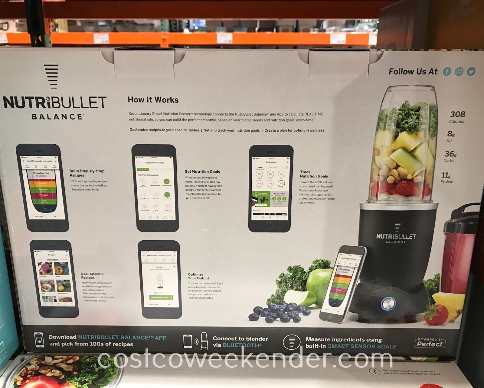 NutriBullet Balance Smart Blender Costco Weekender