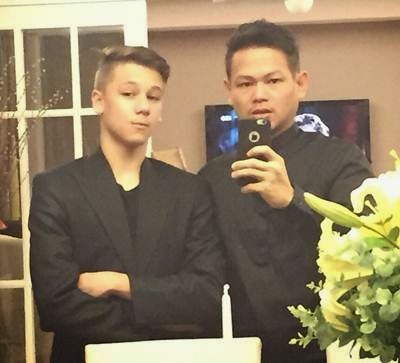 Jom lihat 7 Foto terbaru Qalif Khan, anak lelaki Linda Jasmin yang iras-iras Justin Bieber ...