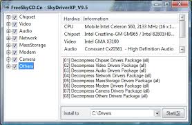 Descargue el CD completo de controladores de Sky Driver XP