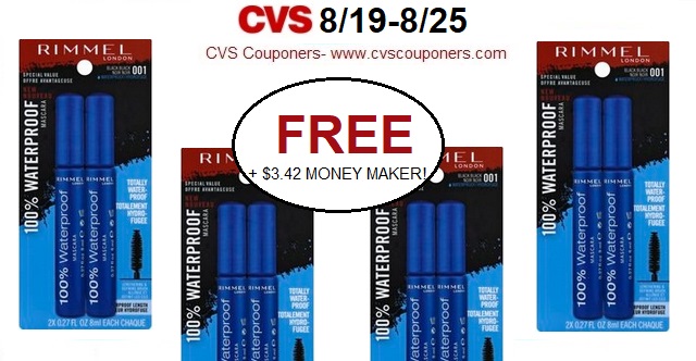 http://www.cvscouponers.com/2018/08/free-342-money-maker-for-rimmel-mascara.html