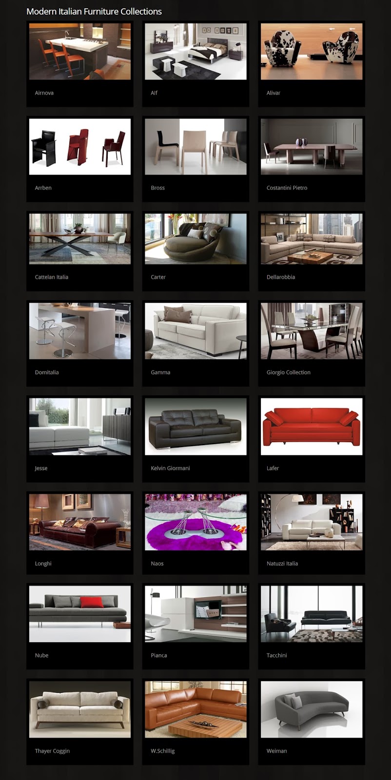 Italian Design Interiors BLOG