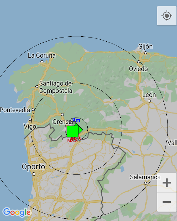 Se reporta sismo en España. Se reporta sismo en España.