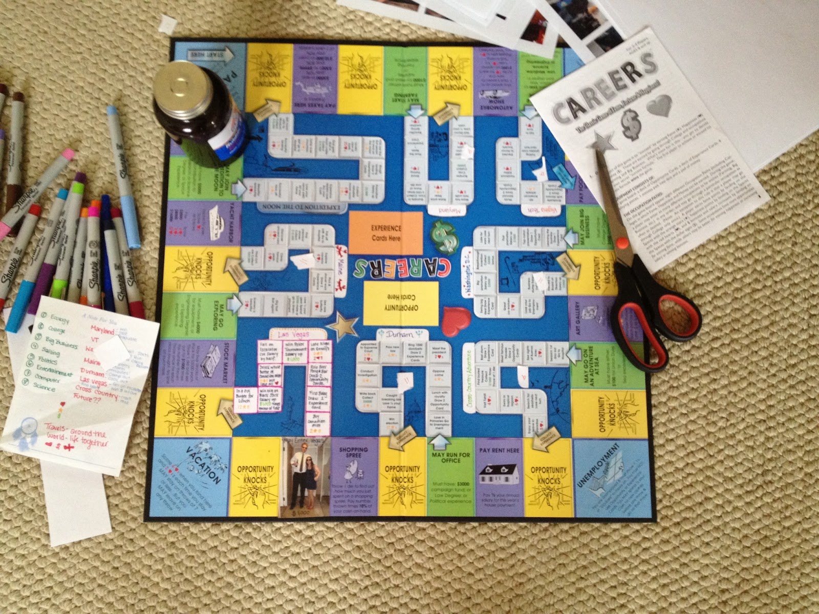 how to create your own game board