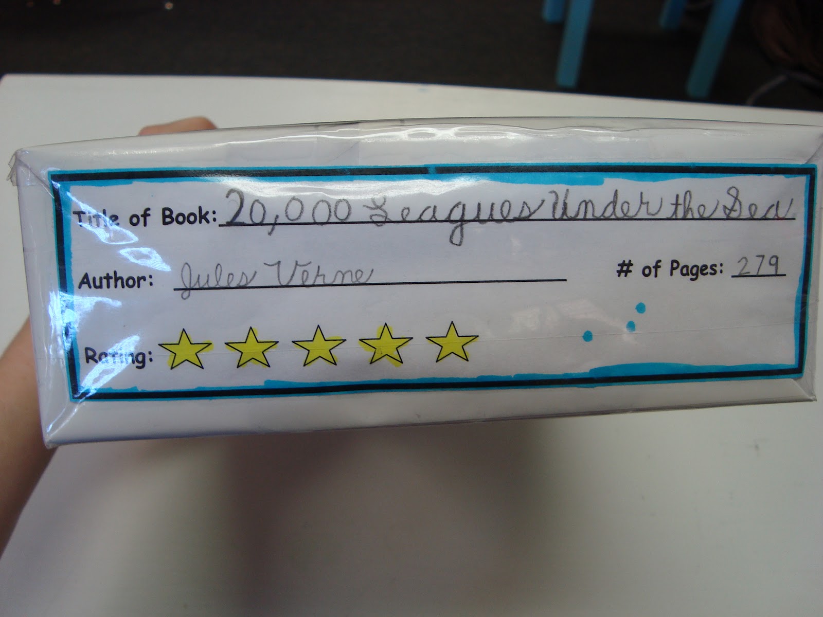 5th and Fabulous: Cereal Box Book Reports