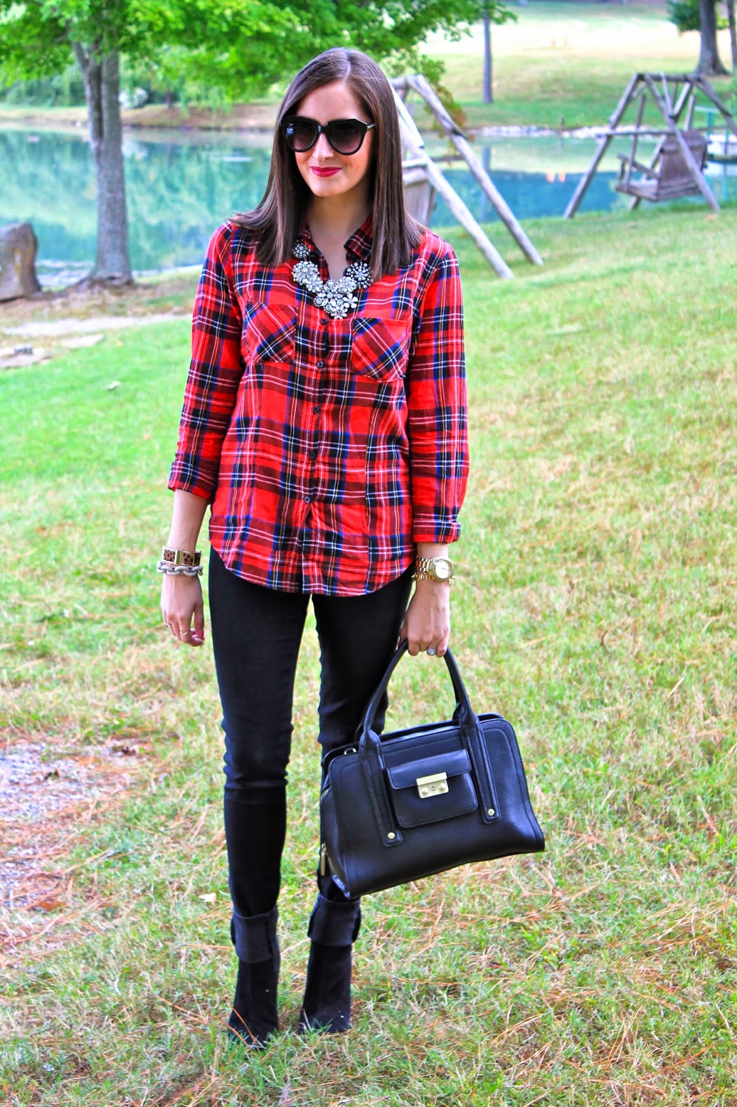 Wake Up Your Wardrobe: what i wore: mad for plaid