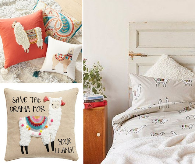 decoração com lhamas
