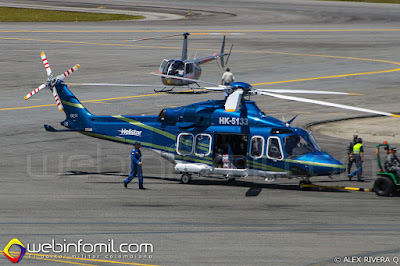 Helicóptero AgustaWestland AW139 de la empresa Helistar.