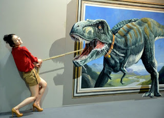 54 Gambar Lukisan Dinosaurus Kekinian