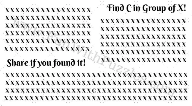 4. Hidden Letters Puzzles: Can You Spot the C?