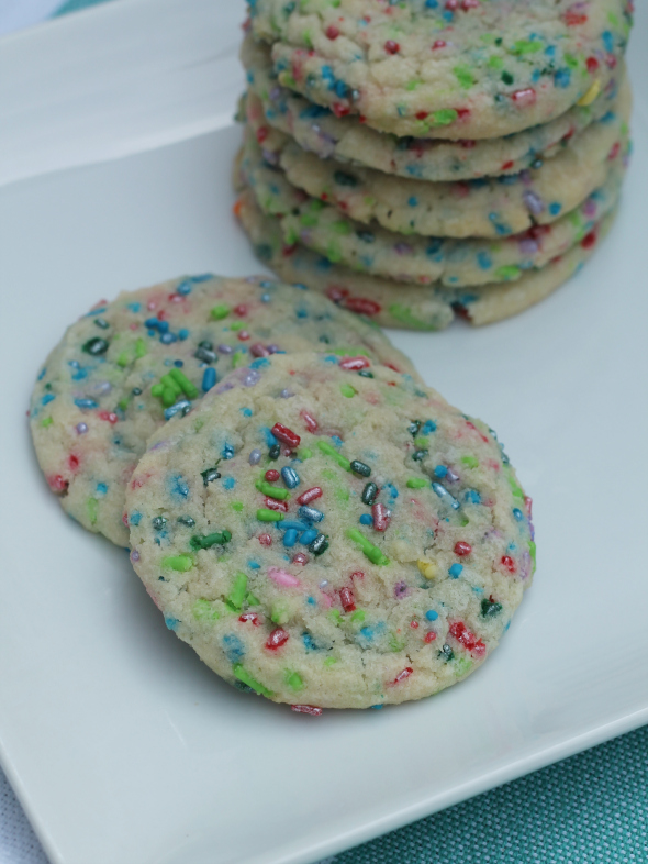 Sprinkle Filled Sugar Cookies