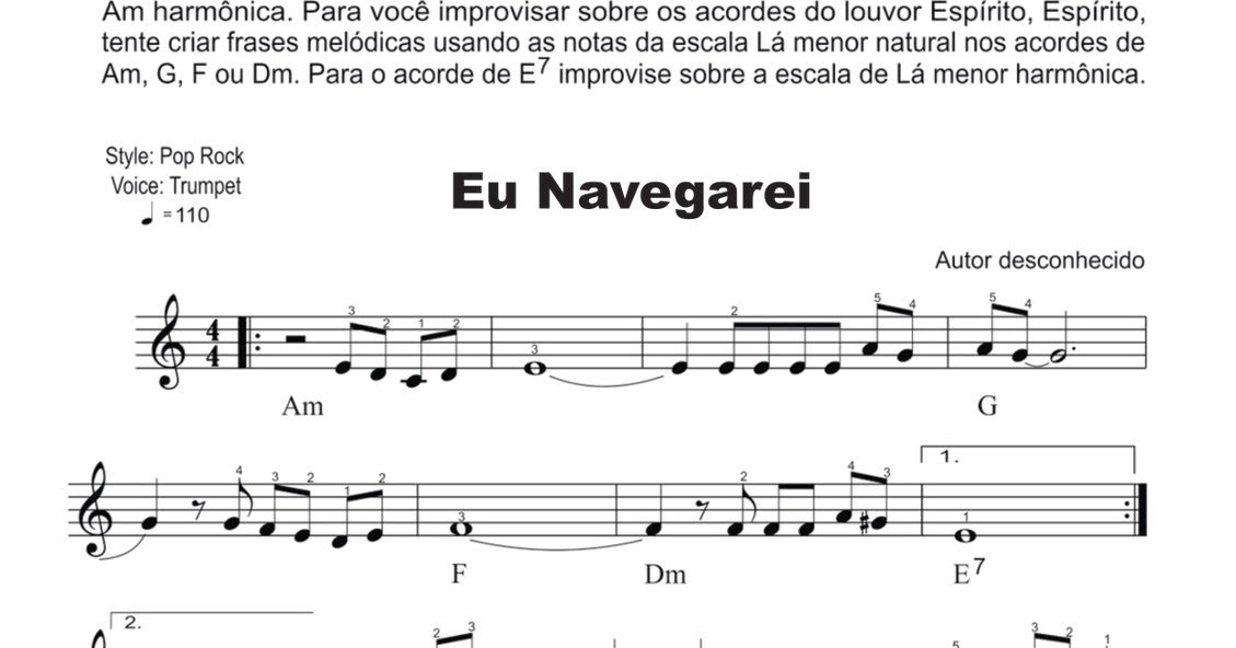 Adriano Dozol Dicas, Partituras Grátis e Vídeos Teclado Piano Eu navegarei Harpa Cristã