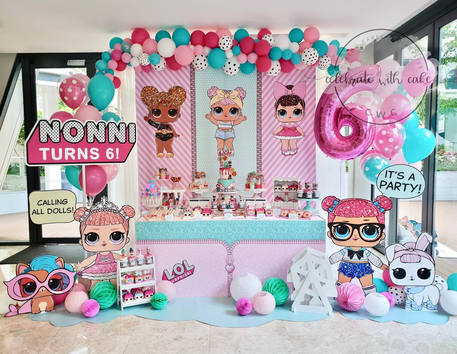 Celebrate with Cake!: LOL Dolls themed dessert table (Please click on