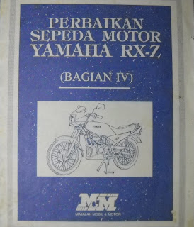 Koleksi Buku Antik: MBK07- Manual Book Yamaha RX-Z