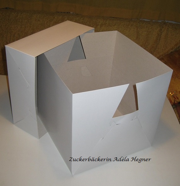 Zuckerbäckerin Adéla: Tortenkarton - Cake box