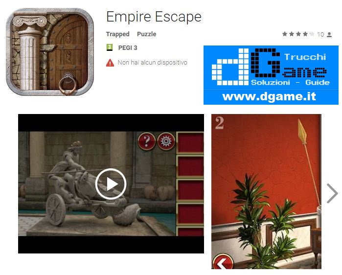 Soluzioni Empire Escape livello 11 12 13 14 15 16 17 18 19 20 | Trucchi e Walkthrough level