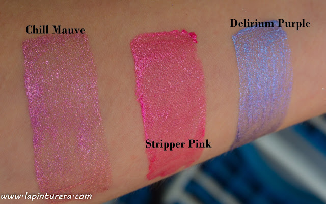 labiales swatches