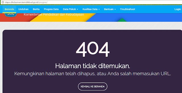  Untuk operator sekolah dan stake holder jangan lupa untuk selalu Cara Cek Hasil Pengiriman / Sinkronisasi Dapodikasmen di http://dapo.dikdasmen.kemdikbud.go.id/progres