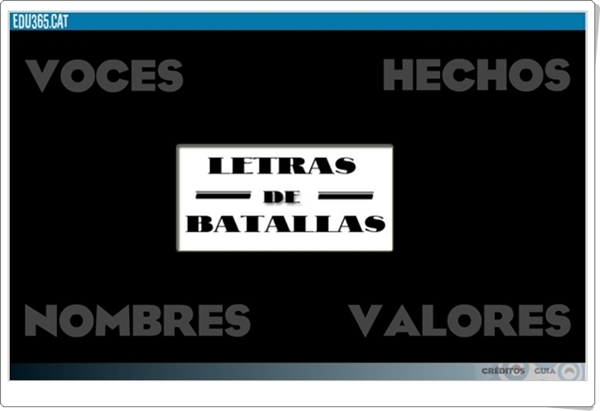 "Letras de Batallas" (Aplicación sobre la Literatura en la Guerra civil Española)