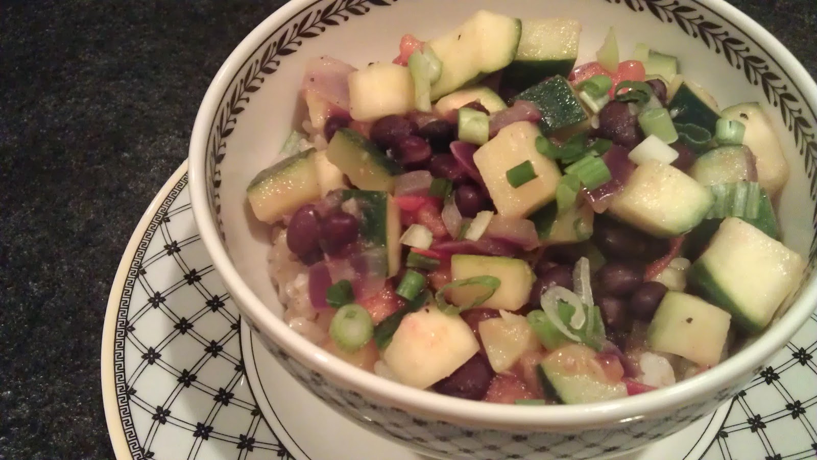 Got it, Cook it Zucchini and Black Bean Saute Vegan Main Dish