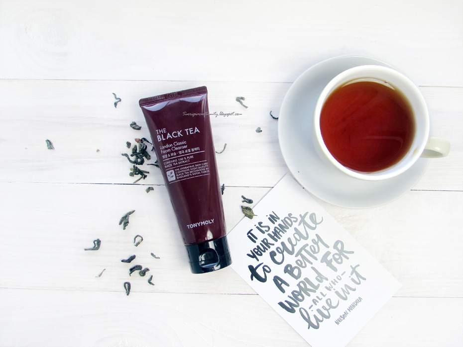 A piece of beauty: Пенка для умывания с экстрактом черного чая от Tony Moly
