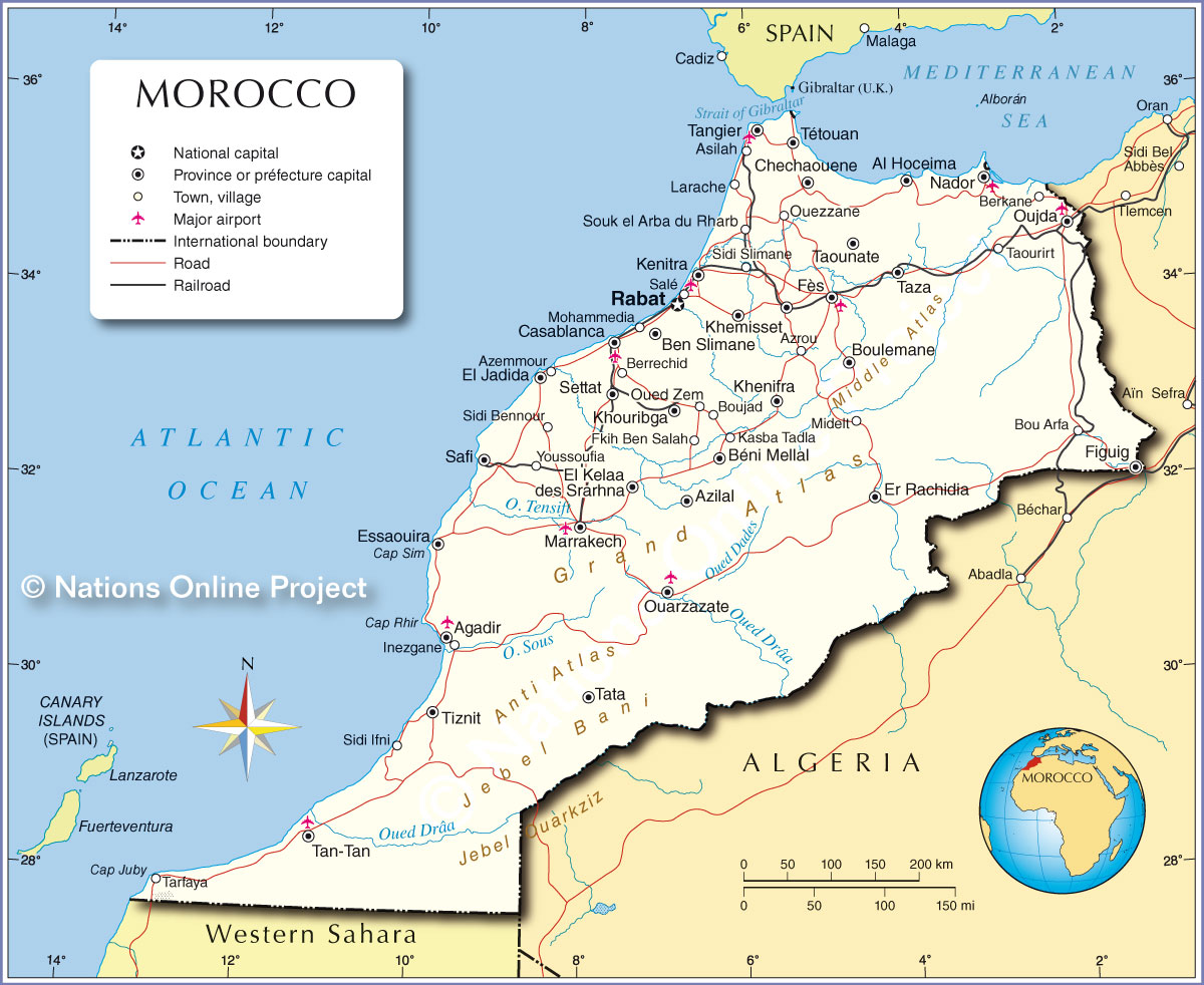 CARTES DU MAROC
