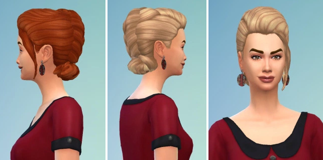 sims 4 cc hair french braid sims 4 cc hair french braid