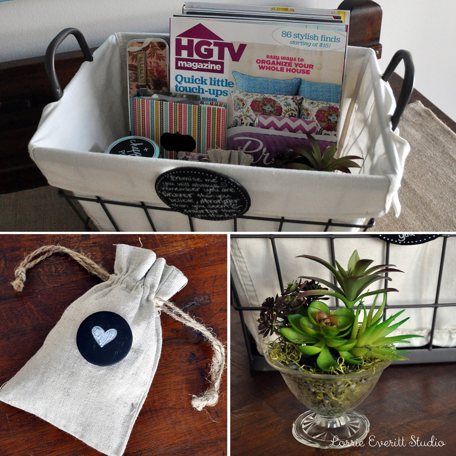 diy "feel better" gift basket | Lorrie Everitt Studio