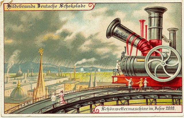 Antiguas postales futuristas Hildebrand