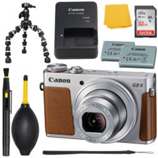 Canon G9 X Digital Camera Silver +MORE