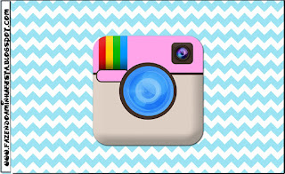 Fiesta de Instagram: Etiquetas para Candy Bar para Imprimir Gratis. Etiquetas de Fiesta de Instagram para imprimir gratis.