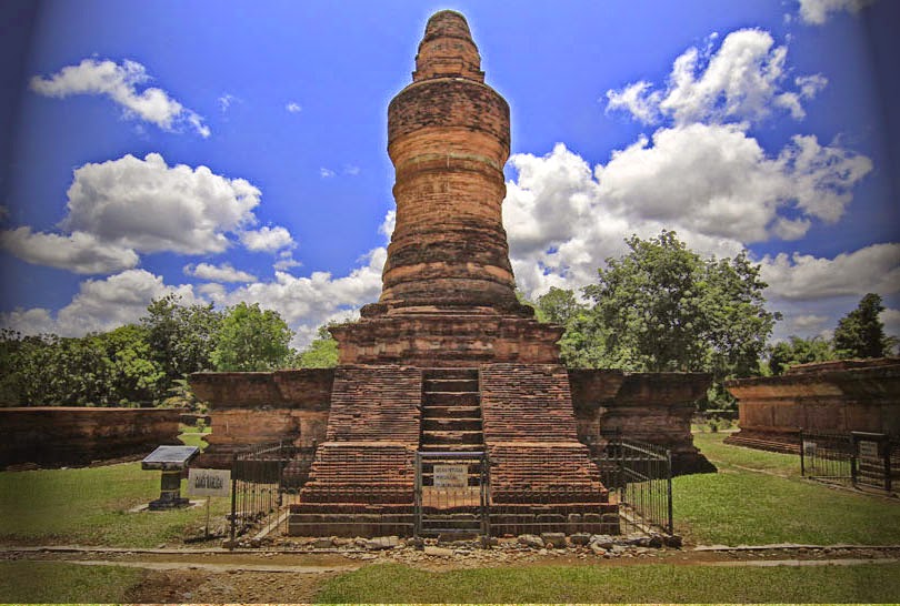 Sketsa Candi Muara Takus - Penetapan Candi Muara Takus sebag