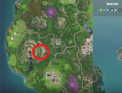 Waling Woods, Fortnite, Shooting Gallery Location 