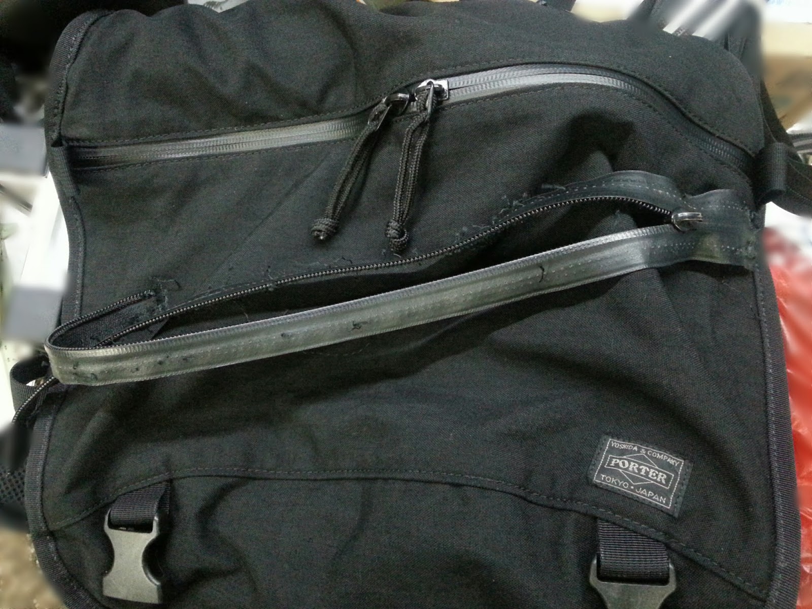 Porter bag repair, porter bag zip repair, porter backpack repair