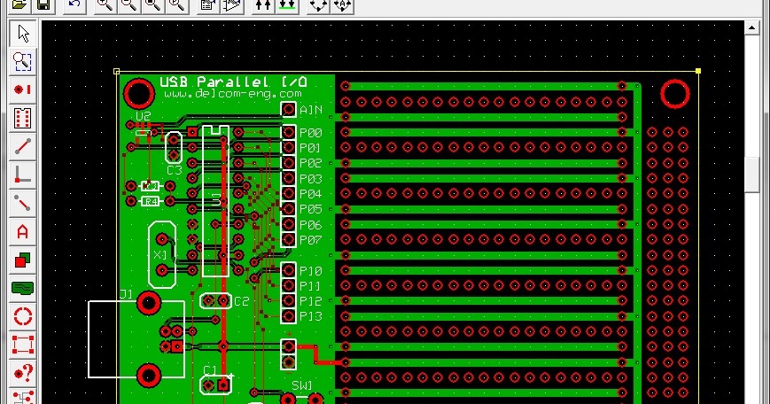 Free PCB Design CAD Software Electronics Project Circuts