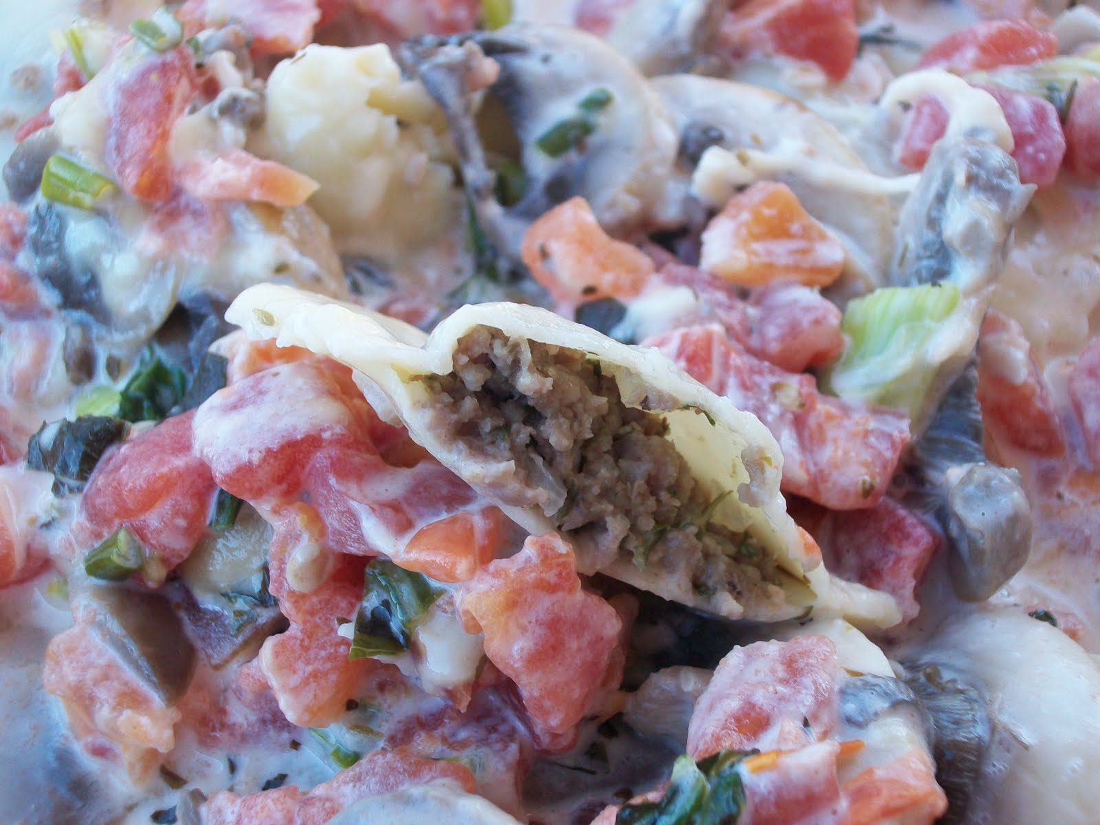 Cooking with Cristine Homemade Beef Ravioli in Basil Cream Sauce