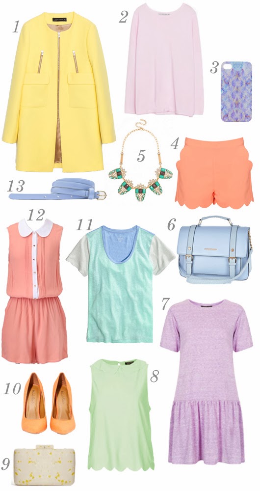 Clothed In Confetti: Spring Wardrobe Essentials // Pastel