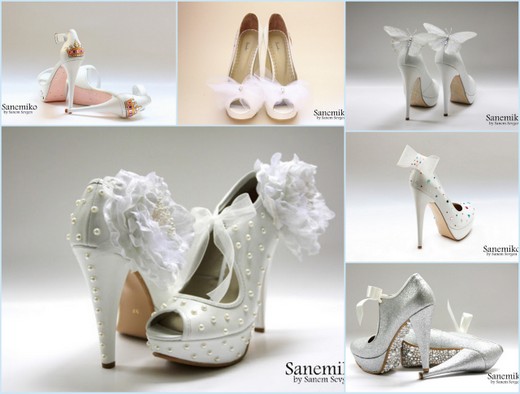 Gelinlik Ayakkabı Modelleri 2012