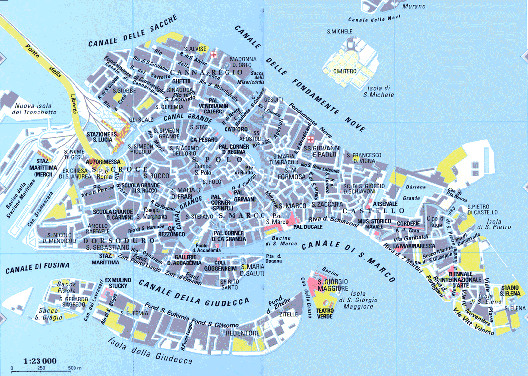 Mapa Venecia Italia