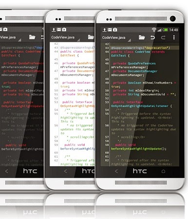 Top 3 Apps for Edit Development Code in Android 